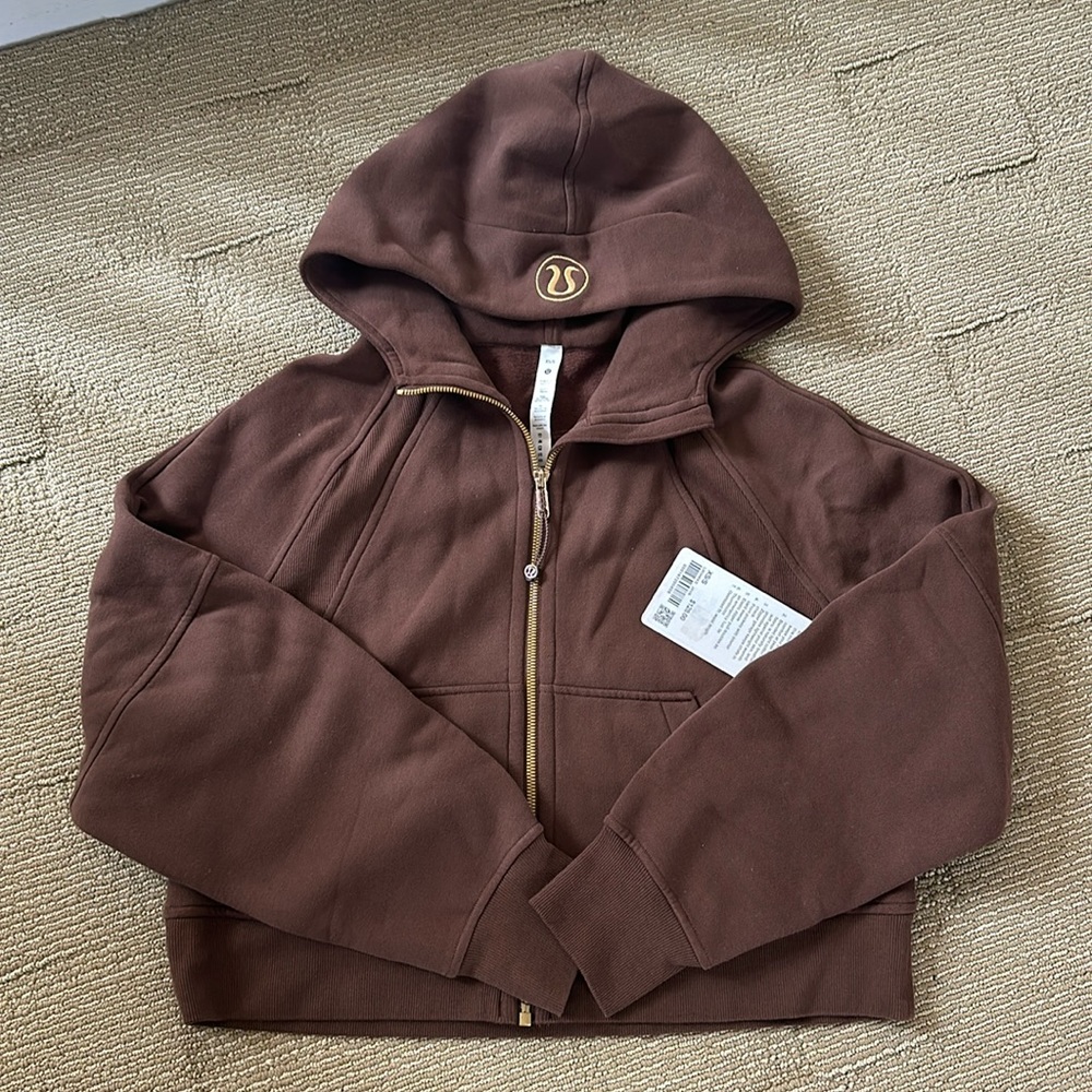 Lululemon scuba oversized fill zip xs/s Java